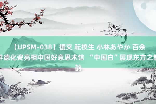 【UPSM-038】援交 転校生 小林あやか 百余件德化瓷亮相中国好意思术馆  “中国白”展现东方之韵