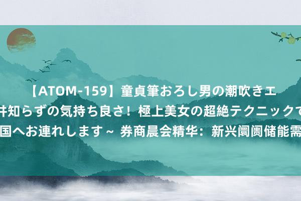 【ATOM-159】童貞筆おろし男の潮吹きエステ～射精を超える天井知らずの気持ち良さ！極上美女の超絶テクニックで快楽の天国へお連れします～ 券商晨会精华：新兴阛阓储能需求向好，出海企业盈利估值有望双击